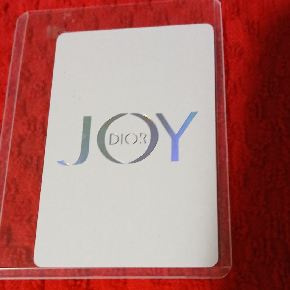 Dior JOY Holographic Card, 5 Of Clubs, Card Is NWOT